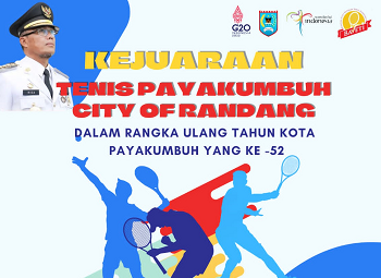 Puluhan Atlit Riau Ikuti Kejuaraan Tenis Payakumbuh City of Randang